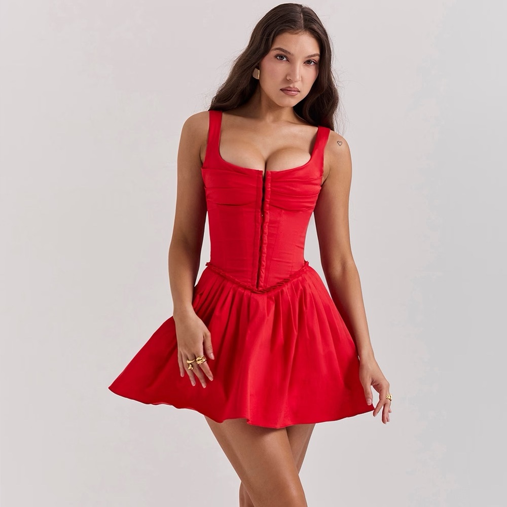 House of CB Red Mini Dress